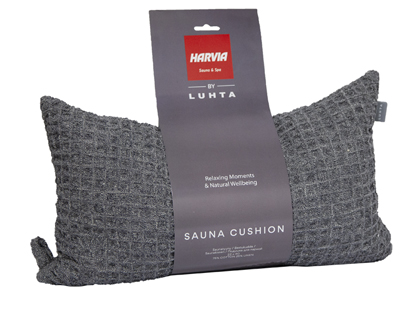 2225: Harvia sauna pillow, linen/cotton