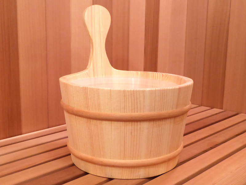 Sauna Buckets, Pails, and Dippers